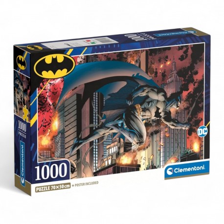 398515 CLEMENTONI PUZZLE 1000 el. BATMAN, DC, 