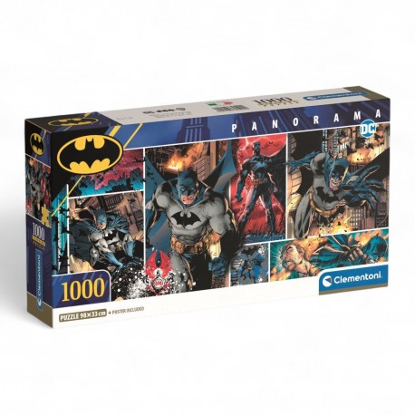 395002 CLEMENTONI PUZZLE 1000 el. BATMAN, DC, PANORAMA