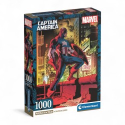 370498 CLEMENTONI PUZZLE 1000 el. KAPITAN AMERYKA, MARVEL