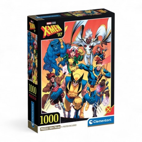 370665 CLEMENTONI PUZZLE 1000 el. X-MAN '97, MARVEL