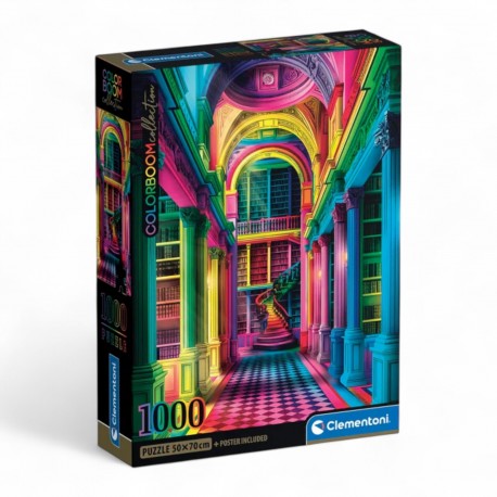370627 CLEMENTONI PUZZLE 1000 el. ATHENAEUM, COLORBOOM