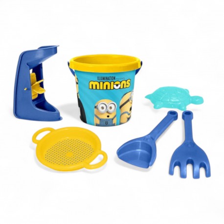 82253 WADER MAŁY KOMPLET DO PIASKU 6 el. MINIONKI