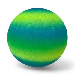 9481272 PIŁKA GUMOWA ZIELONO-NIEBIESKA 23 CM GAZELO
