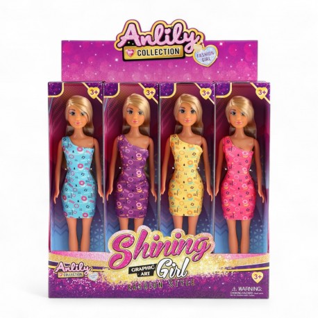 477879 LALKA + AKCESORIA 4 wz. W PUDEŁKU GAZELO