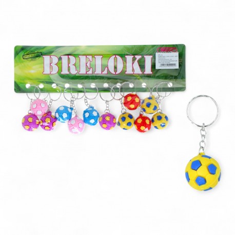 449920 BRELOK PIŁKA MIX 6 kol. GAZELO