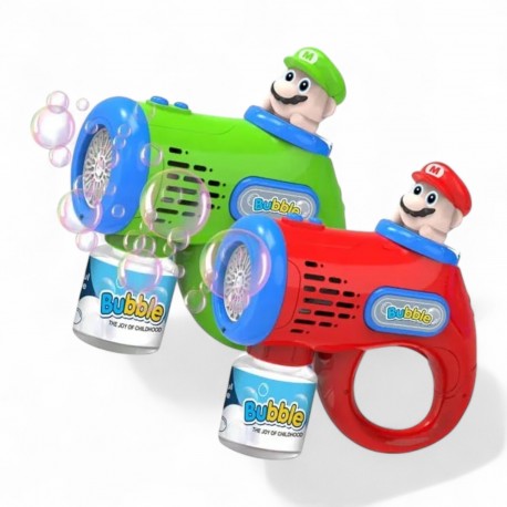 465626 PISTOLET NA BAŃKI MYDLANE MASZYNA NA BATERIE BIGTOYS