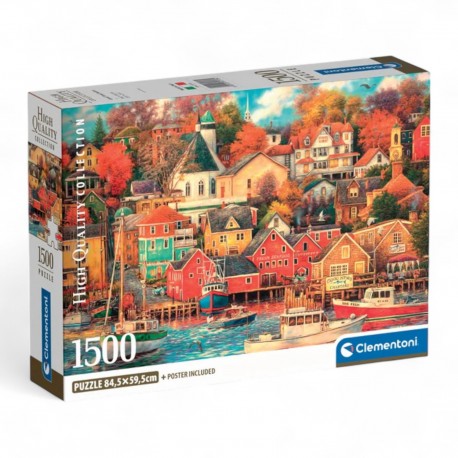 317134 CLEMENTONI PUZZLE 1500 el. GOOD TIMES HARBOUR