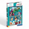 248230 CLEMENTONI PUZZLE 2x60 el. DISNEY CLASSIC SUPERCOLOR