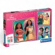 250646 CLEMENTONI PUZZLE 3X48 DISNEY, KSIĘŻNICZKI SUPERCOLOR