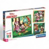 252985 CLEMENTONI PUZZLE 3X48 MYSZKA MICKEY SUPERCOLOR