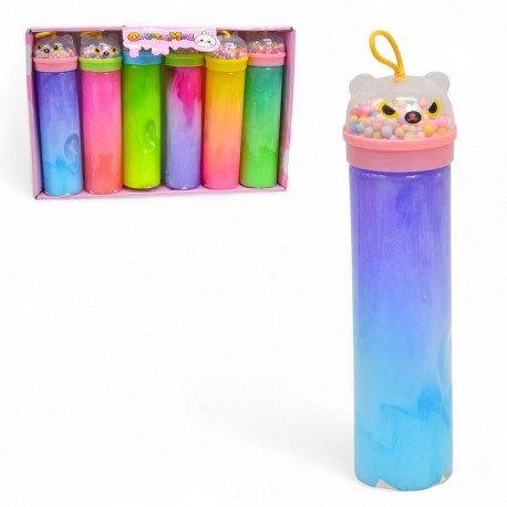 473149 MASA GLUT GADŻET ŻELOWY SLIME TUBA MIŚ Z KULKAMI MIX KOLORÓW PEGAZ