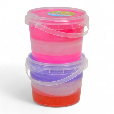 473156 MASA GLUT GADŻET ŻELOWY SLIME WIADERKO MIX KOLORÓW PEGAZ