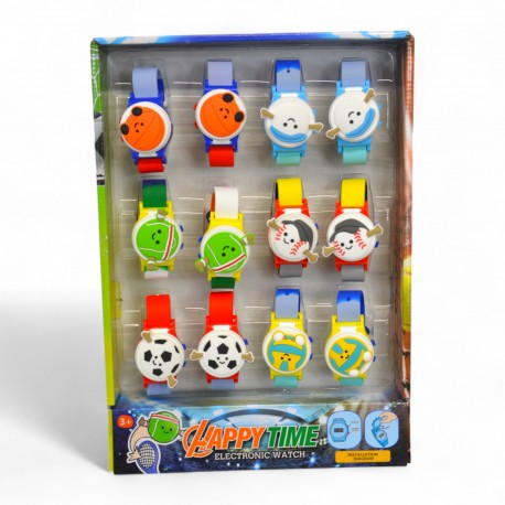 473392 ZEGAREK PIŁKI BUŹKI 4 WZORY PEGAZ