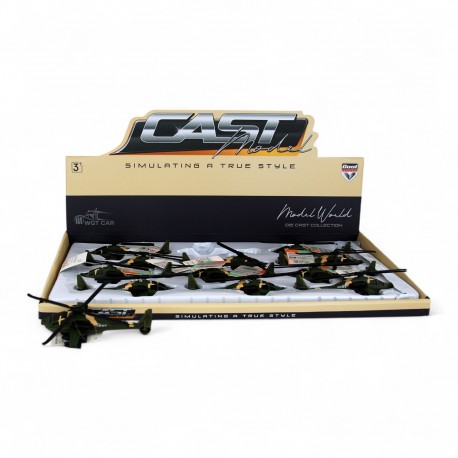 240466 METALOWY HELIKOPTER DISPLAY DROMADER