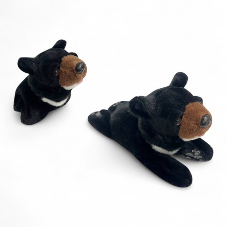 480732 ŚREDNI PLUSZAK PLUSZOWA MIŚ CZARNY 27 CM GAZELO