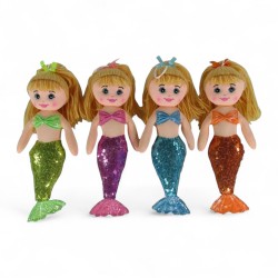 156525 SUN-DAY LALKA SZMACIANKA SYRENKA 30 CM 4 KOLORY