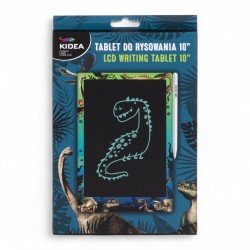 KIDEA 090242 TABLICA ZNIKOPIS TABLET DO RYSOWANIA DINOZAURY DERFORM