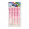 688583 DŻETY SAMOPRZYLEPNE - PERŁY RÓŻOWE 133 szt. 3-9 mm. BREWIS