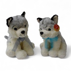 241397 DEEF DUŻY PLUSZAK PLUSZOWY HUSKY 2 kol. 40 CM