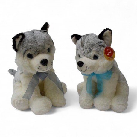 241397 DEEF DUŻY PLUSZAK PLUSZOWY HUSKY 2 kol. 40 CM