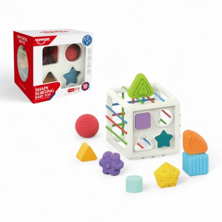 463599 SORTER EDUKACYJNY ELASTYCZNA KOSTKA GAZELO