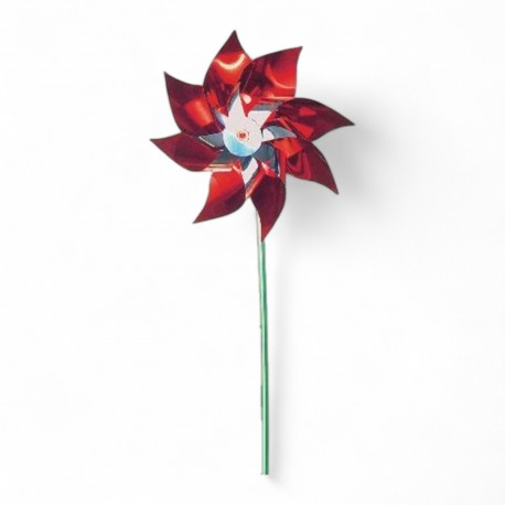 000140 WIATRAK HOLOGRAM METALIC 20 cm NORIMPEX