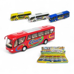 293577 AUTO METALOWE AUTOBUS 4 kol. HIPO