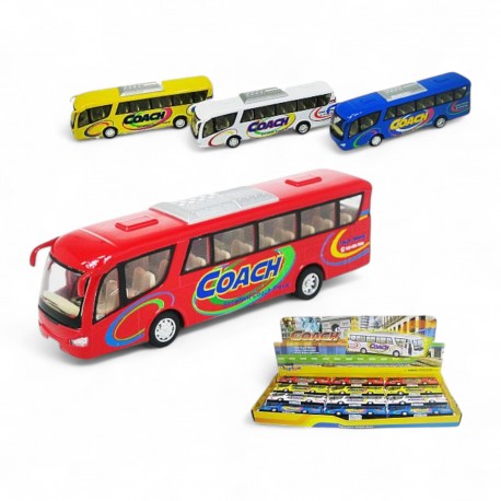 293577 AUTO METALOWE AUTOBUS 4 kol. HIPO