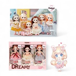 480565 MINI LALKA W SUKIENCE 3 wz. DREAMY GAZELO