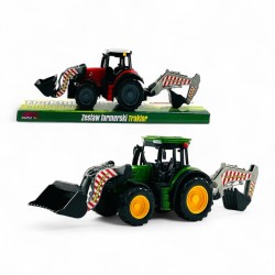 471648 TRAKTOR Z MASZYNĄ ROLNICZĄ - ŁYŻKĄ I SPYCZACZEM 40 CM GAZELO