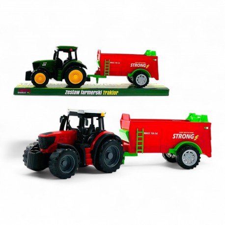 471594 TRAKTOR Z MASZYNĄ ROLNICZĄ - ROZRZUTNIKIEM 40 CM GAZELO