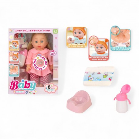 475318 LALKA Z AKCESORIAMI 30 CM Z DŹWIĘKIEM GAZELO