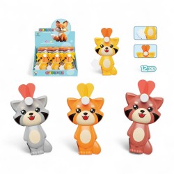 483504 WIATRACZEK WIATRAK RĘCZNY LIS 3 kol. GAZELO