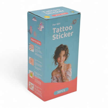 825713 ZESTAW TATUAŻY DLA DZIEWCZYNEK MIX CABO-TOYS