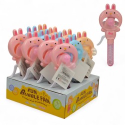 541923 WIATRACZEK WIATRAK RĘCZNY KRÓLIK MIX KOLORÓW CABO-TOYS