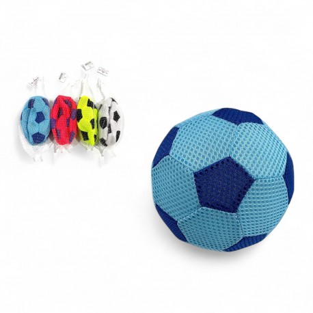 482521 PIŁKA GUMOWA Z SIATKĄ PIŁKA NOŻNA MIX 15 CM