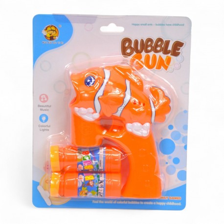 473750 PISTOLET NA BAŃKI MYDLANE RYBKA POMARAŃCZOWA PEGAZ