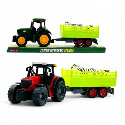 471532 TRAKTOR Z MASZYNĄ ROLNICZĄ - ZWIERZĘTA 40 CM GAZELO