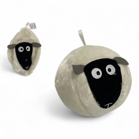 482880 PIŁKA GUMOWA Z FUTERKIEM OWCA MIX 15 CM