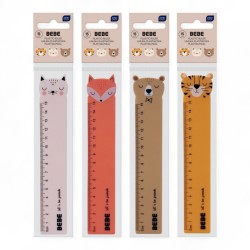 345998 LINIJKA PLASTIKOWA 15 cm BEB FRIENDS INTERDRUK