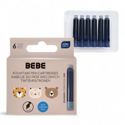 365095 NABOJE DO PIÓRA WIECZNEGO 6 szt. BEBE FRIENDS INTERDRUK