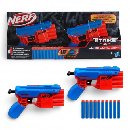 6110103 NERF ALPHA STRIKE CLAW DUAL QS4 F2464 PRO-EXIMP