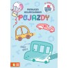 409758 PIERWSZA KOLOROWANKA - POJAZDY - GRUBY OBRYS ZIELONA SOWA