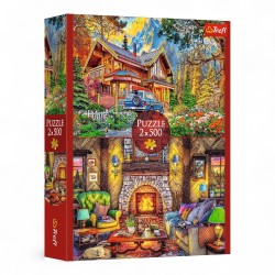 37534 TREFL PUZZLE 2x500 el. WYCIECZKA W GÓRY