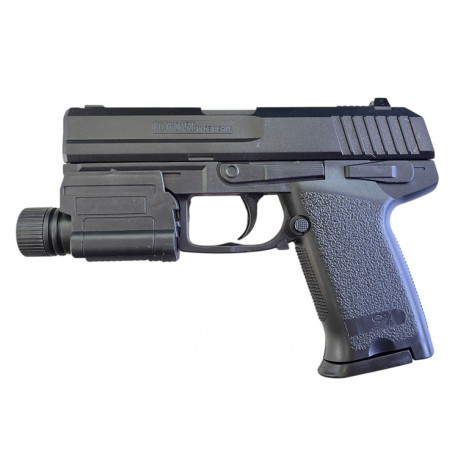 981336 PISTOLET NA KULKI CZARNY Z LASEREM + KULKI CABO-TOYS