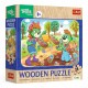 20263 TREFL PUZZLE 24 EL. POZNAJ RODZINĘ TREFLIKÓW - DREWNIANE
