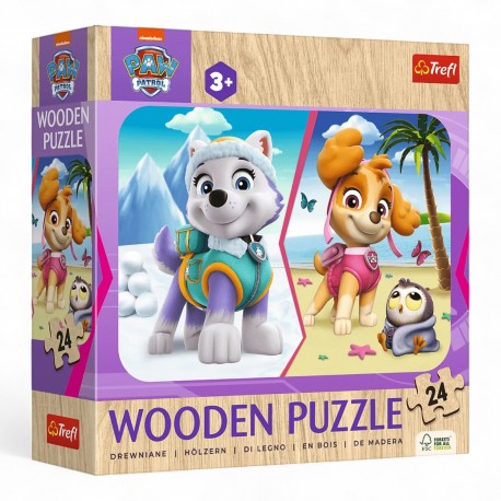 20266 TREFL PUZZLE 24 EL. PSI PATROL - DREWNIANE