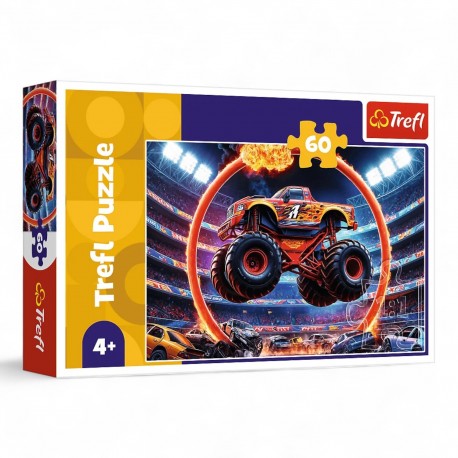 17404 TREFL PUZZLE 60 el MONSTER TRUCK