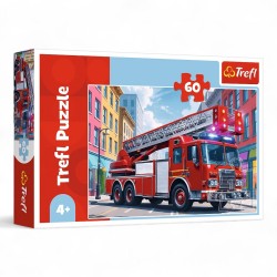 17405 TREFL PUZZLE 60 el WÓZ STRAŻACKI