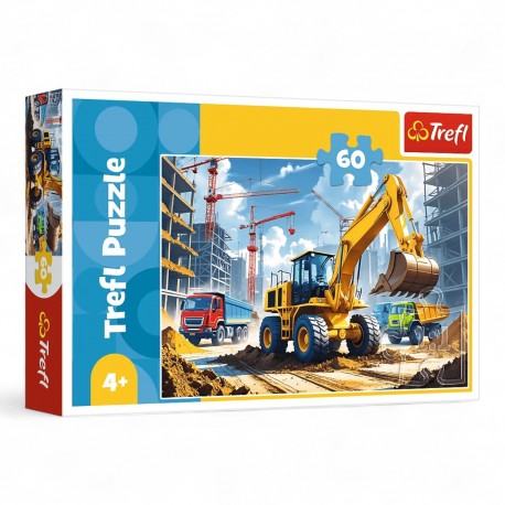 17405 TREFL PUZZLE 60 el WÓZ STRAŻACKI